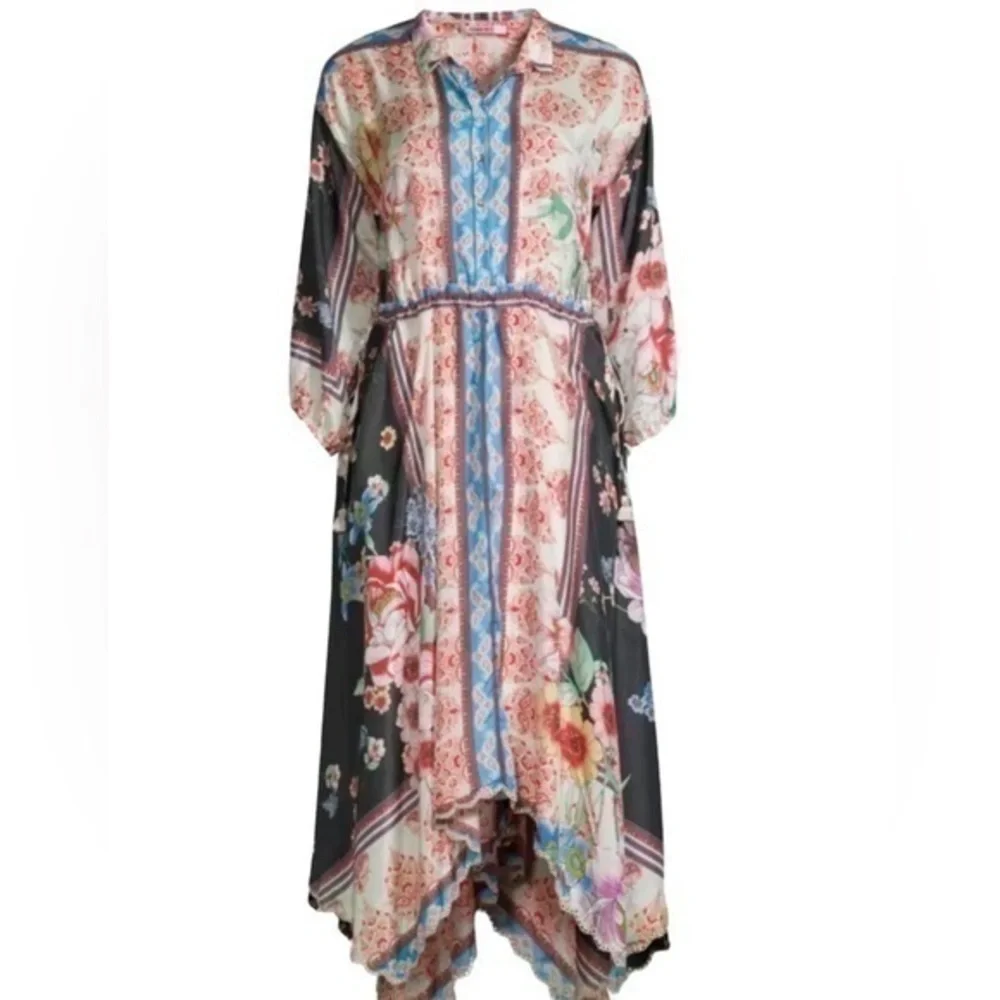 Johnny Was silk Geana Patsy dress NWT - Picture 2 of 14